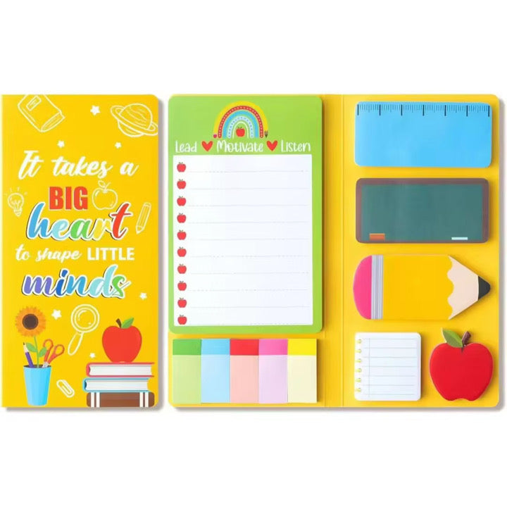 Sticky Note Booklet Set - Teacher - Big Heart - PREORDER 6/21-6/24