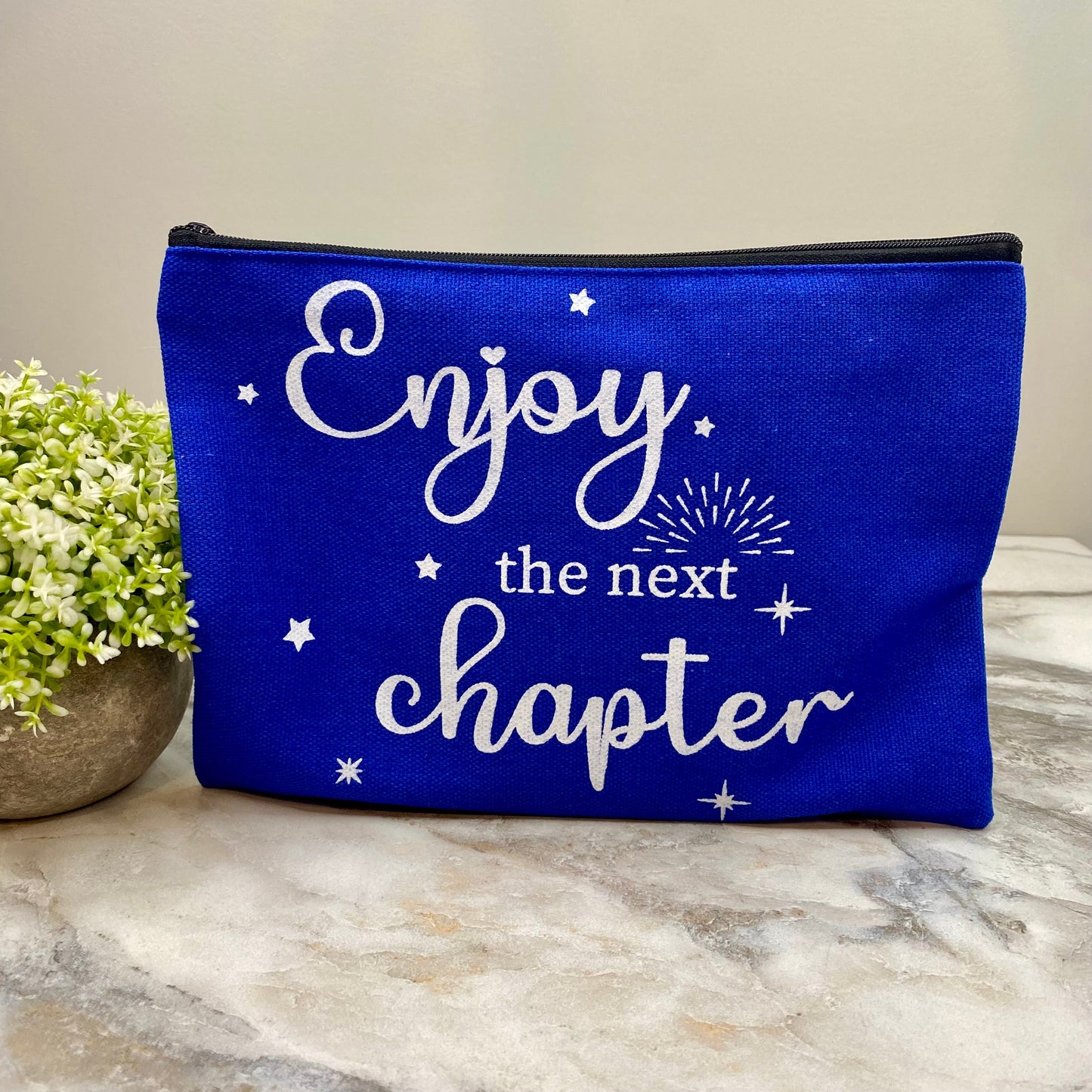 Canvas Pouch - Enjoy The Next Chapter