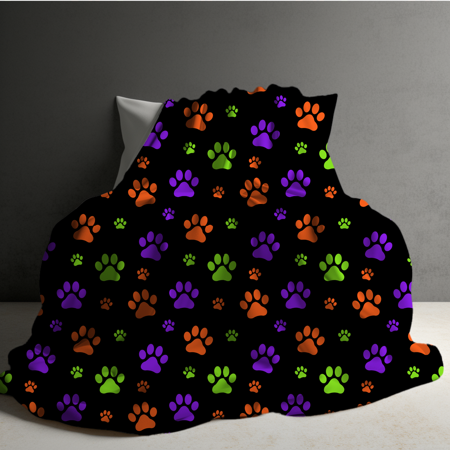 Blanket Halloween #30 - Paw Print - PREORDER