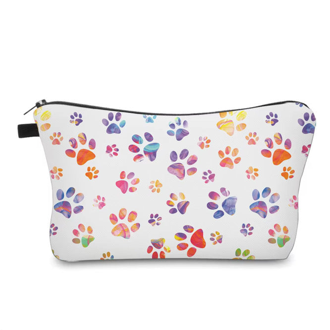 Pouch - White Rainbow Paw