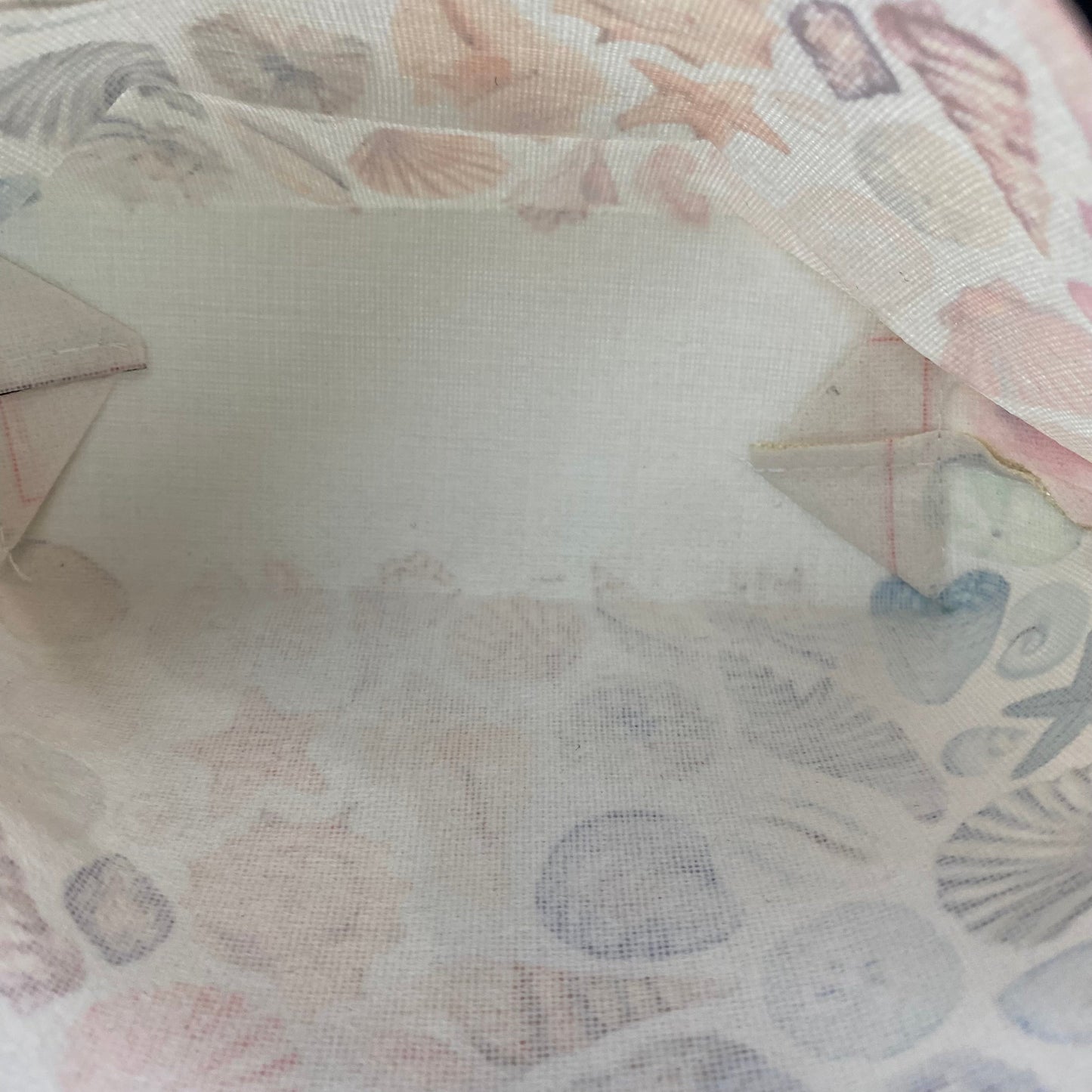 Canvas Pouch XL - Beach Shells