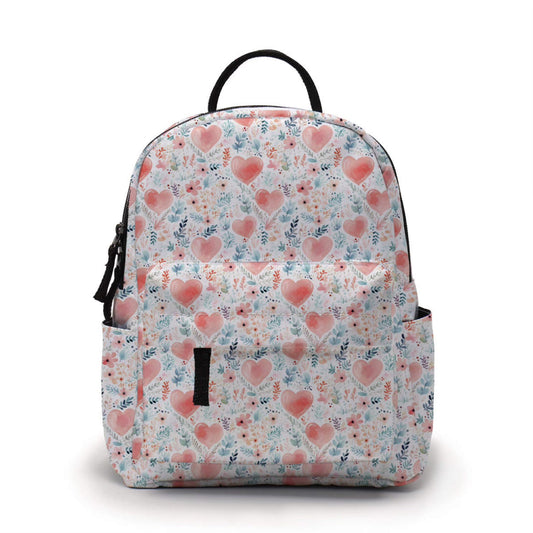 Mini Backpack - Hearts & Vines