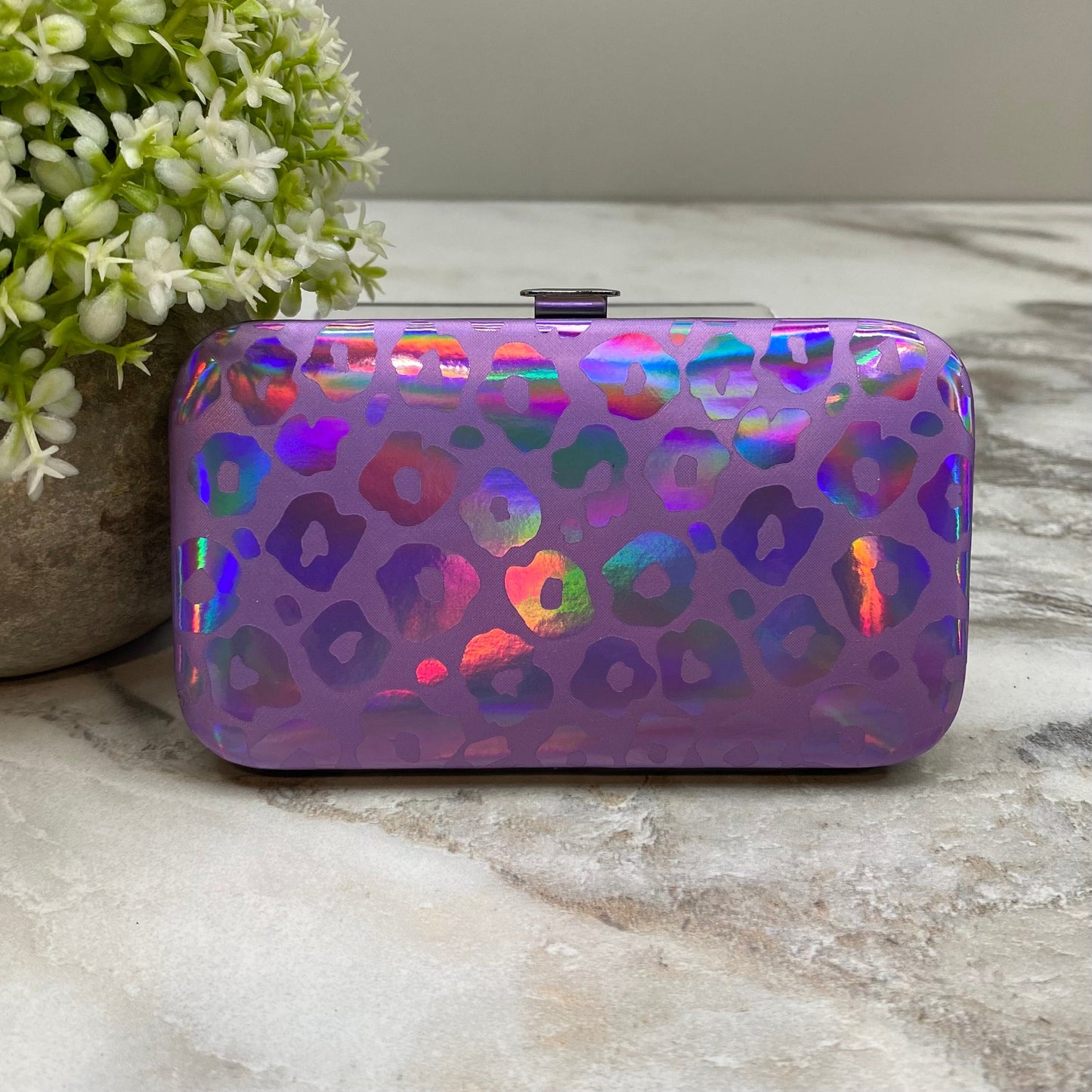 Manicure Nail Case & Set - Animal Holographic