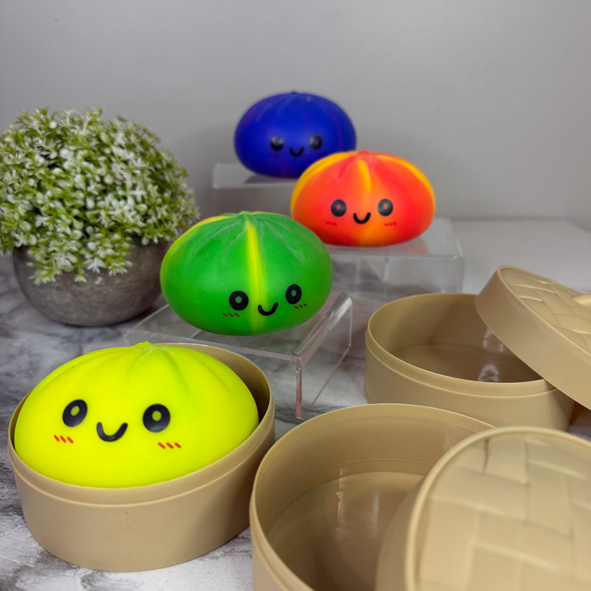 Squishy Toy - Viral Dumpling, Tie Dye 2
