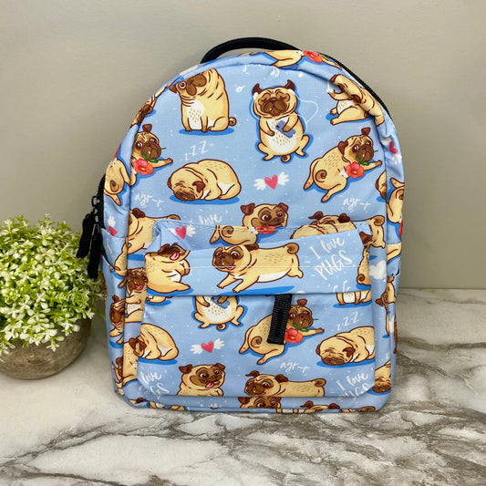 Mini Backpack - Pugs