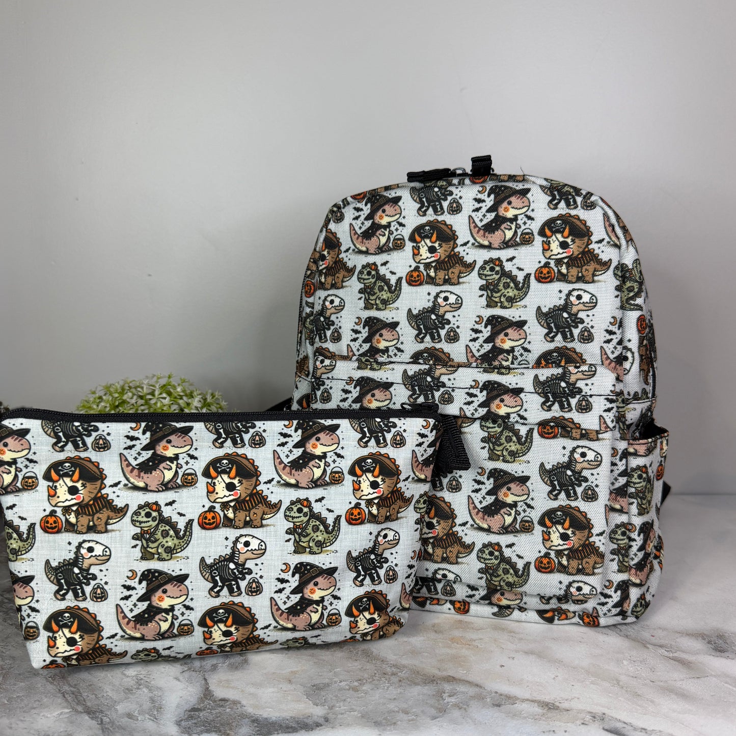 Mini Backpack - Halloween - Dino Trick or Treat