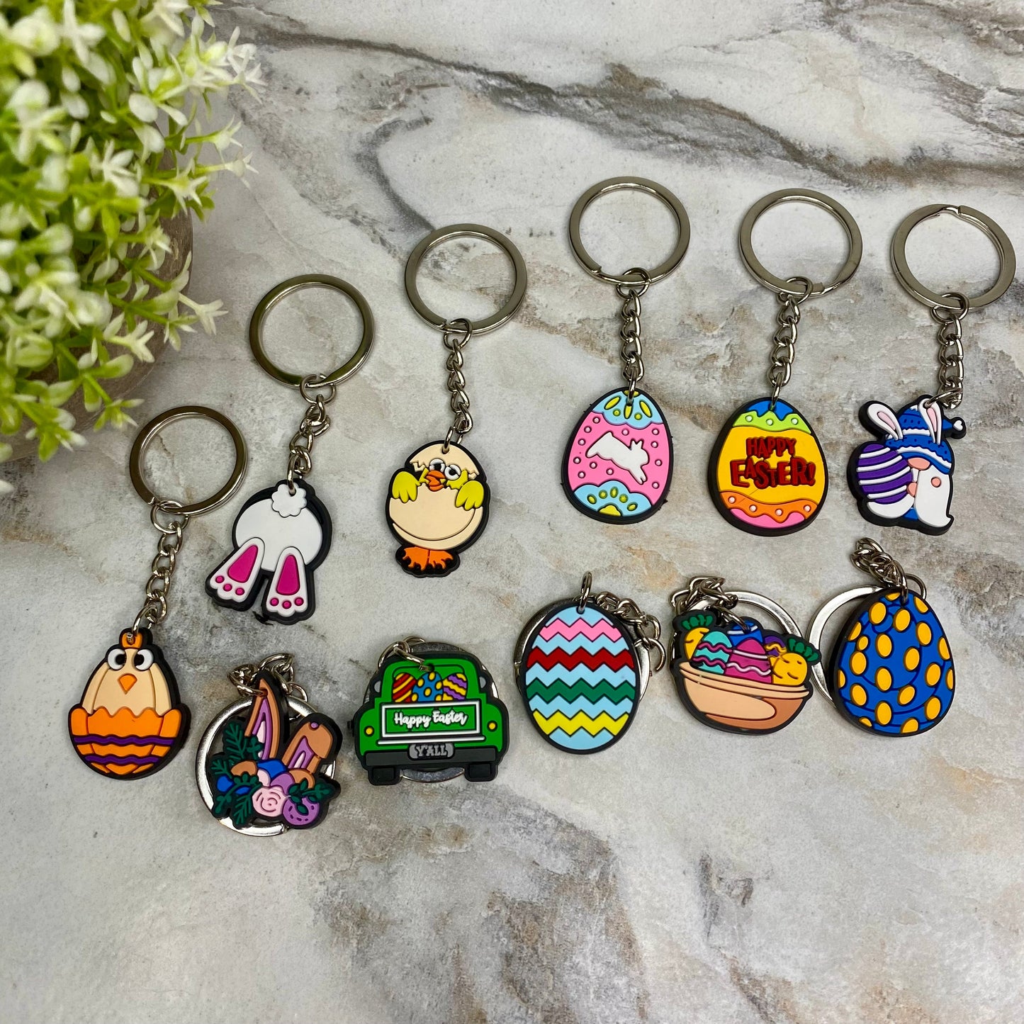 Keychain - Silicone - Easter