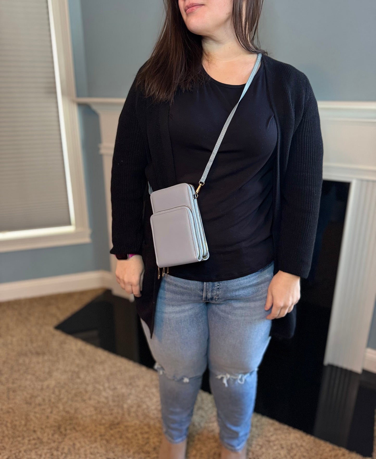 Ivy Crossbody Wallet + Purse - Camel