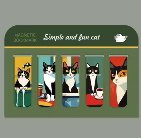 Bookmark - Magnetic, Simple Cat - PREORDER