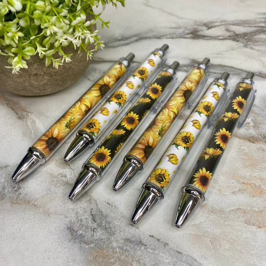 Pen - Clear Sunflower