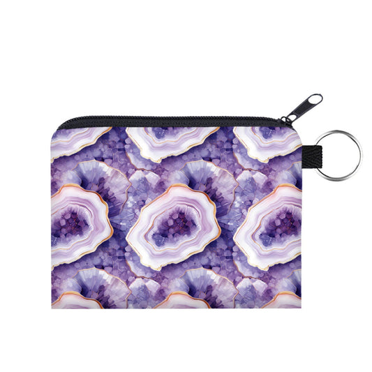 Mini Pouch - Purple Geode