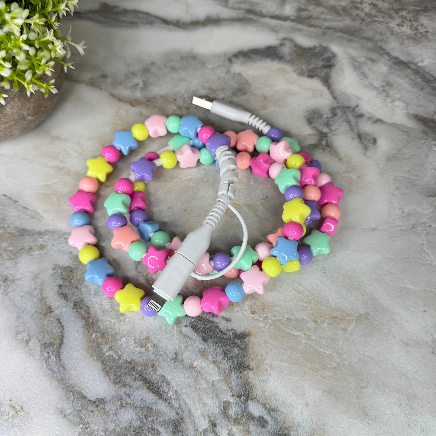 Charging Cord - Beaded - PREORDER
