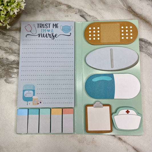 Sticky Note Booklet Set - Nurse Life - PREORDER 6/21-6/24