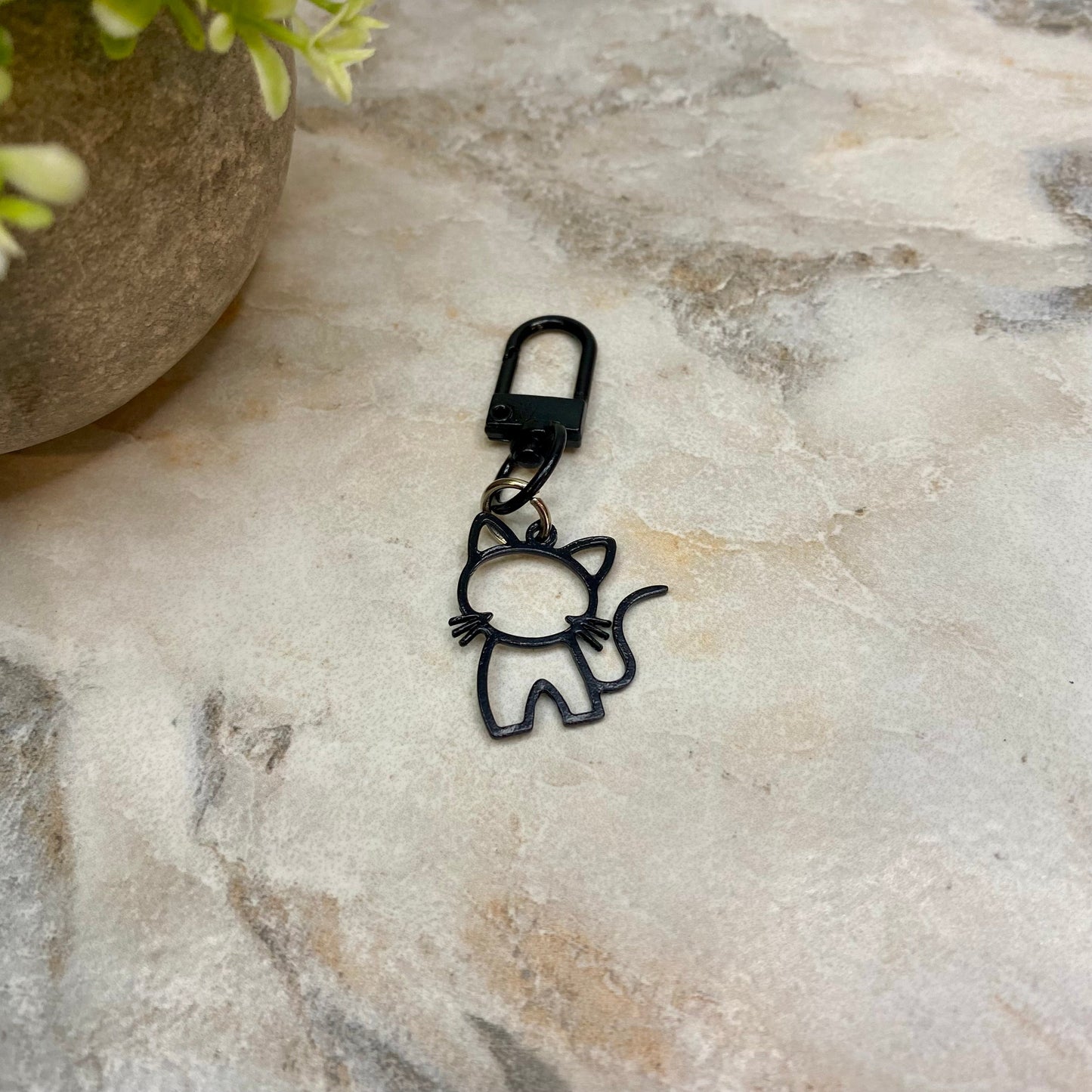 Keychain - Cat Outline