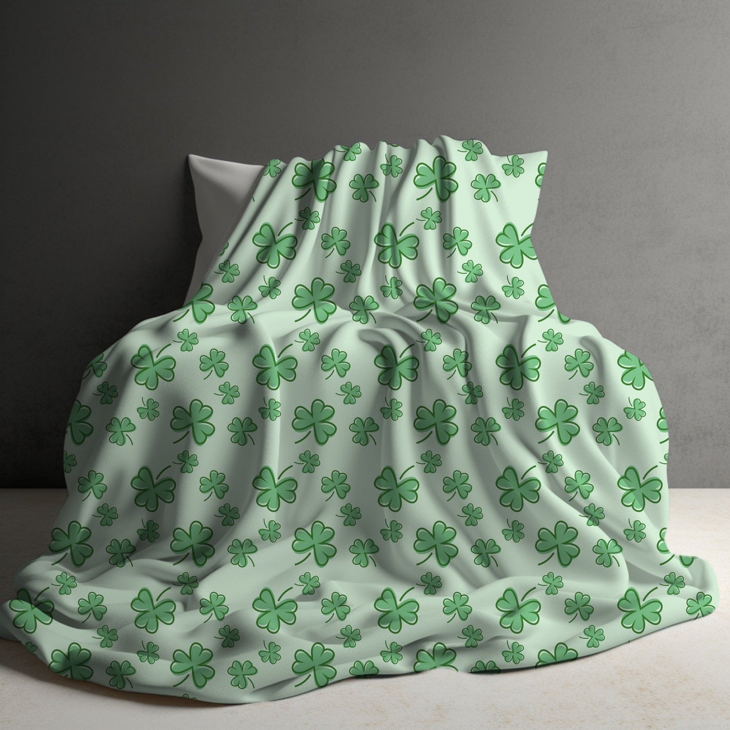 Blanket - St. Patrick’s Day - Shamrocks On Green