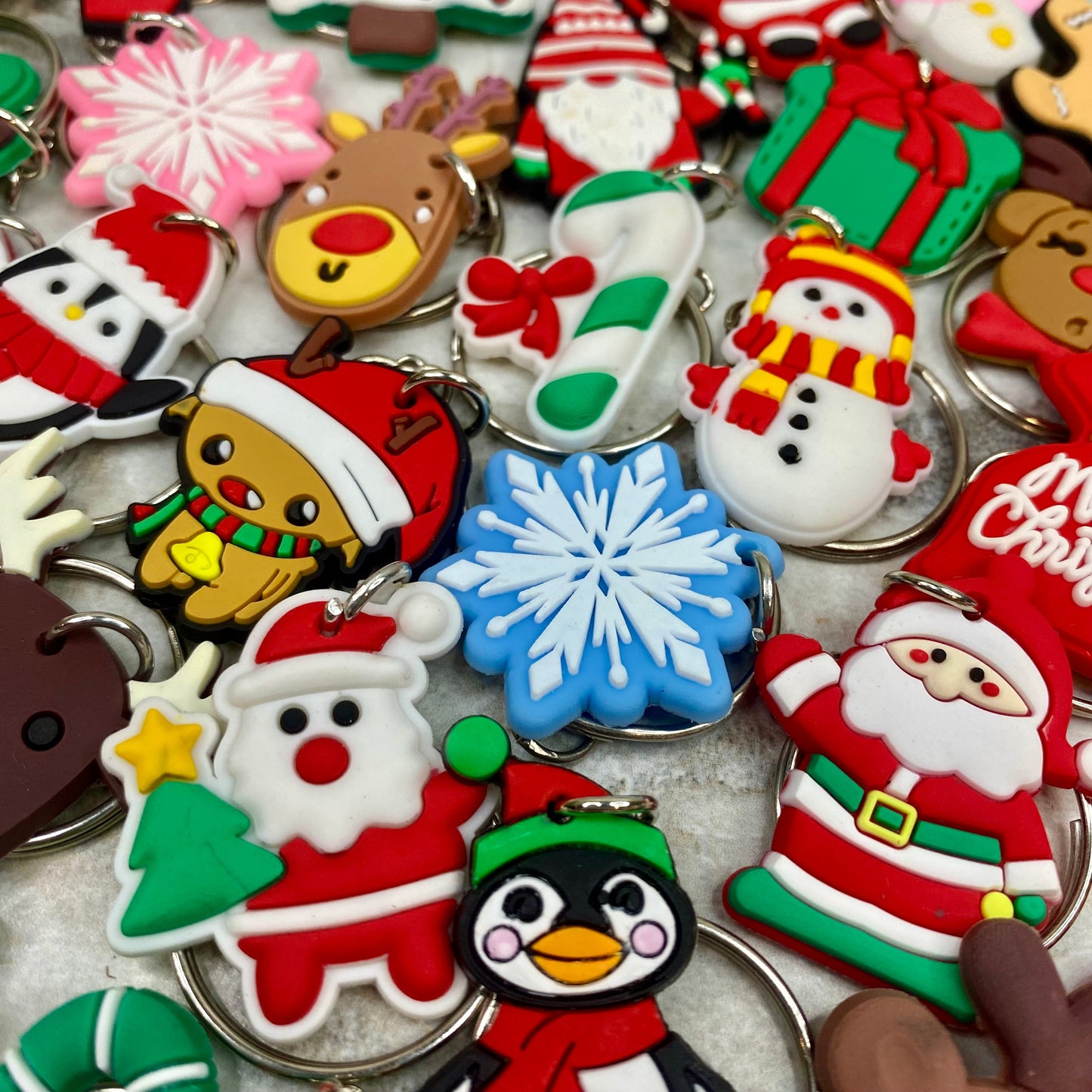 Keychain - Silicone - Christmas