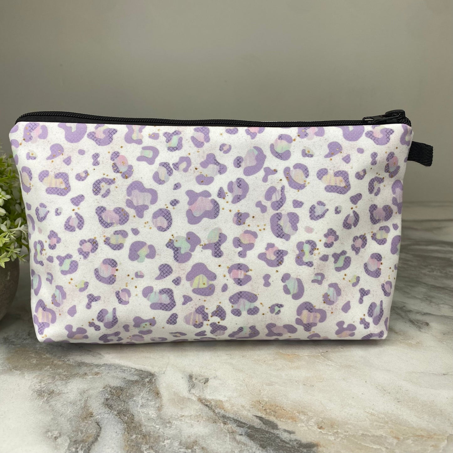 Pouch - Animal Print Purple