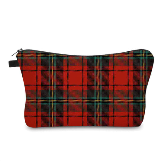 Pouch - Christmas 2024 - Plaid Red Green - PREORDER