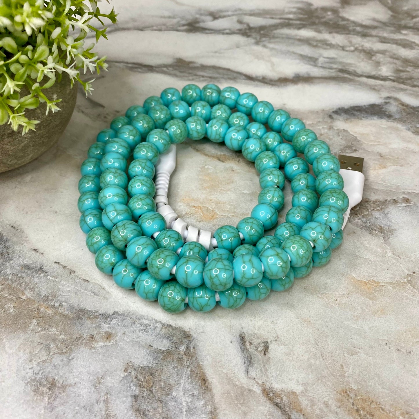 Charging Cord - NEW Beaded - PREORDER