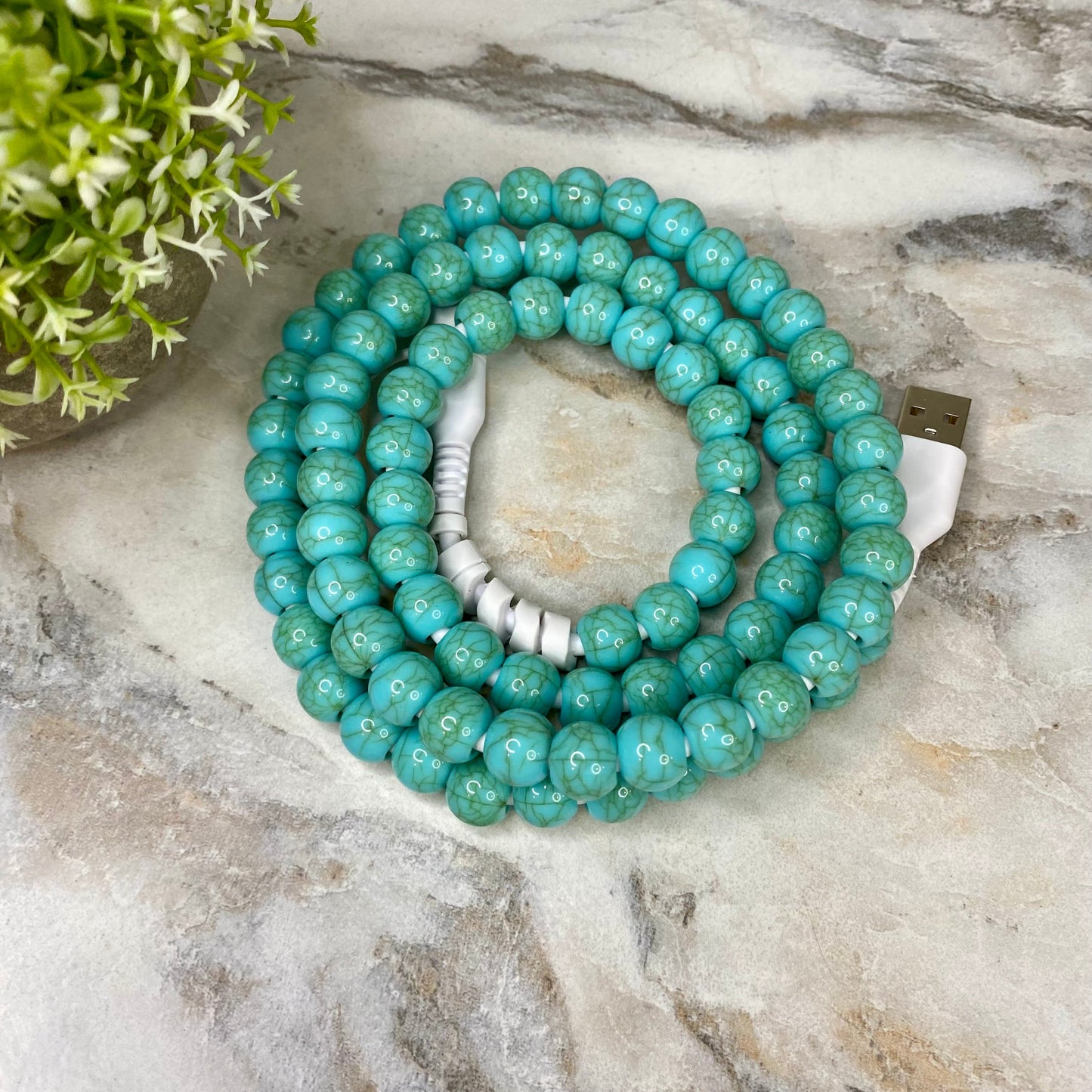 Charging Cord - NEW Beaded - PREORDER