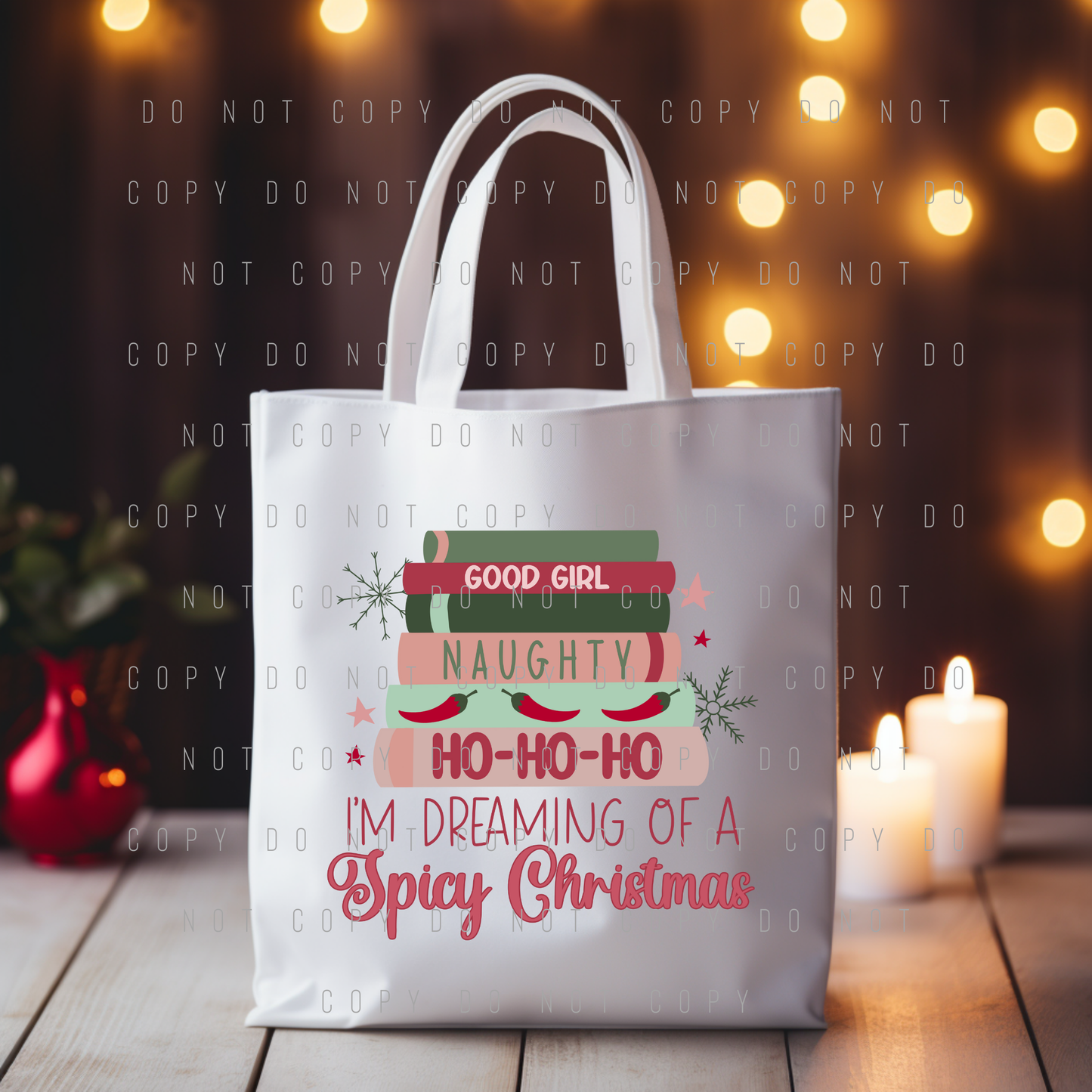 Tote Bag - Christmas & Hanukkah - PREORDER