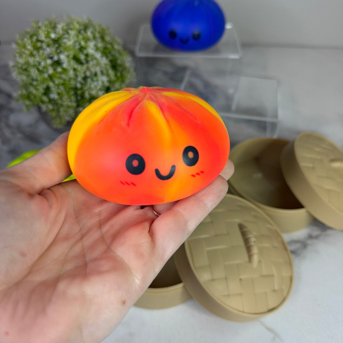Squishy Toy - Viral Dumpling, Tie Dye 2
