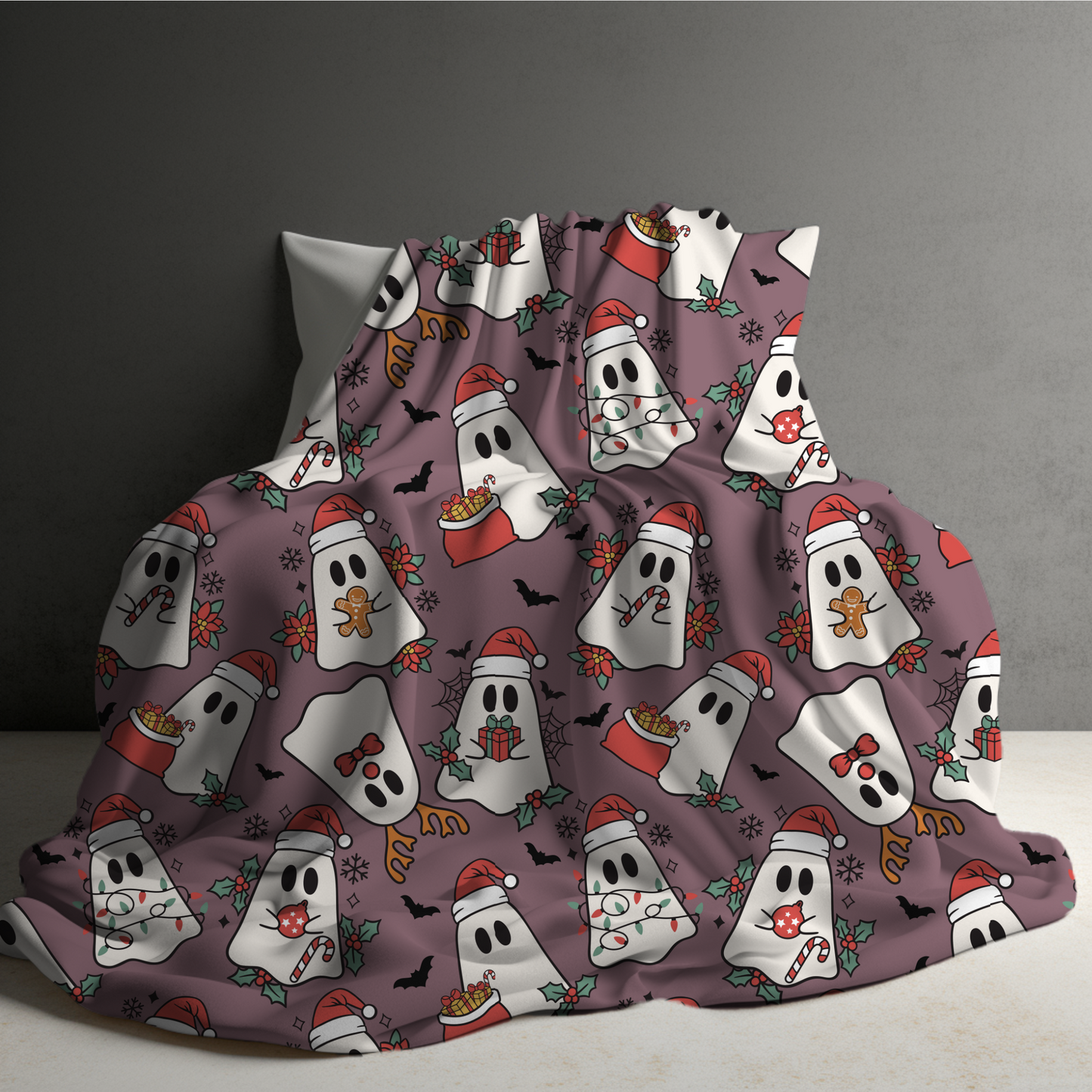 Blanket - Christmas - Ghosts - PREORDER