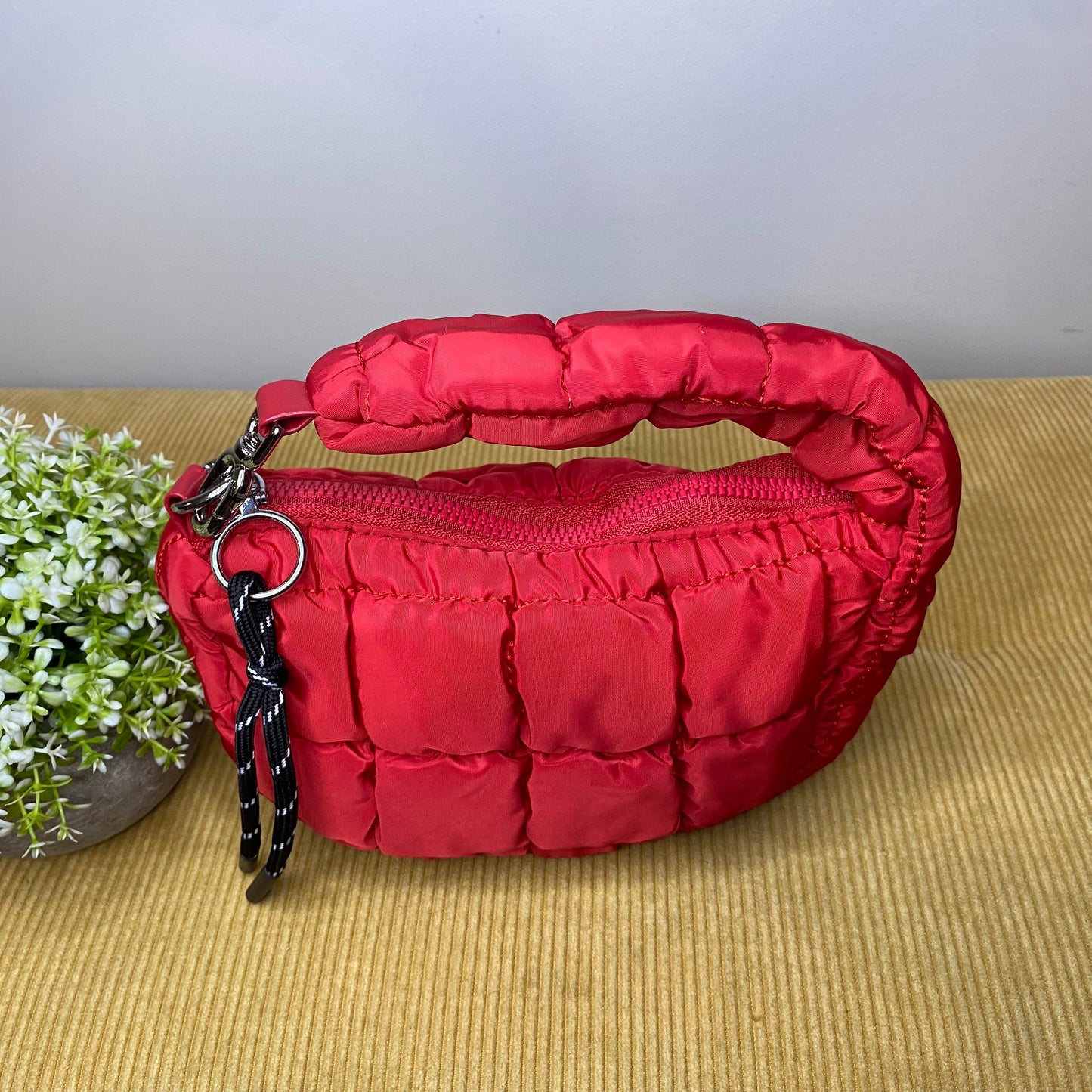 Mini Puffer Bag - Red