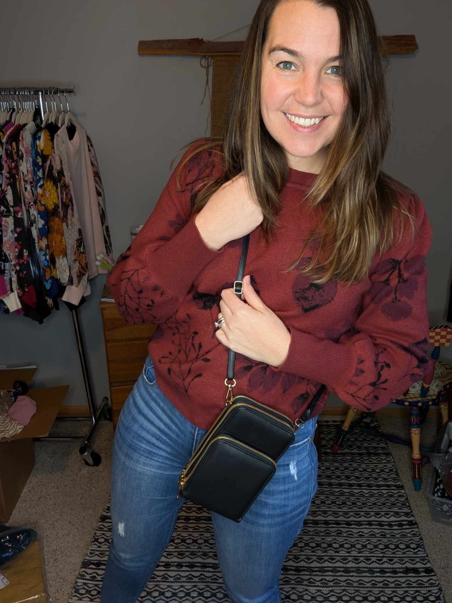Ivy Crossbody Wallet + Purse - Camel