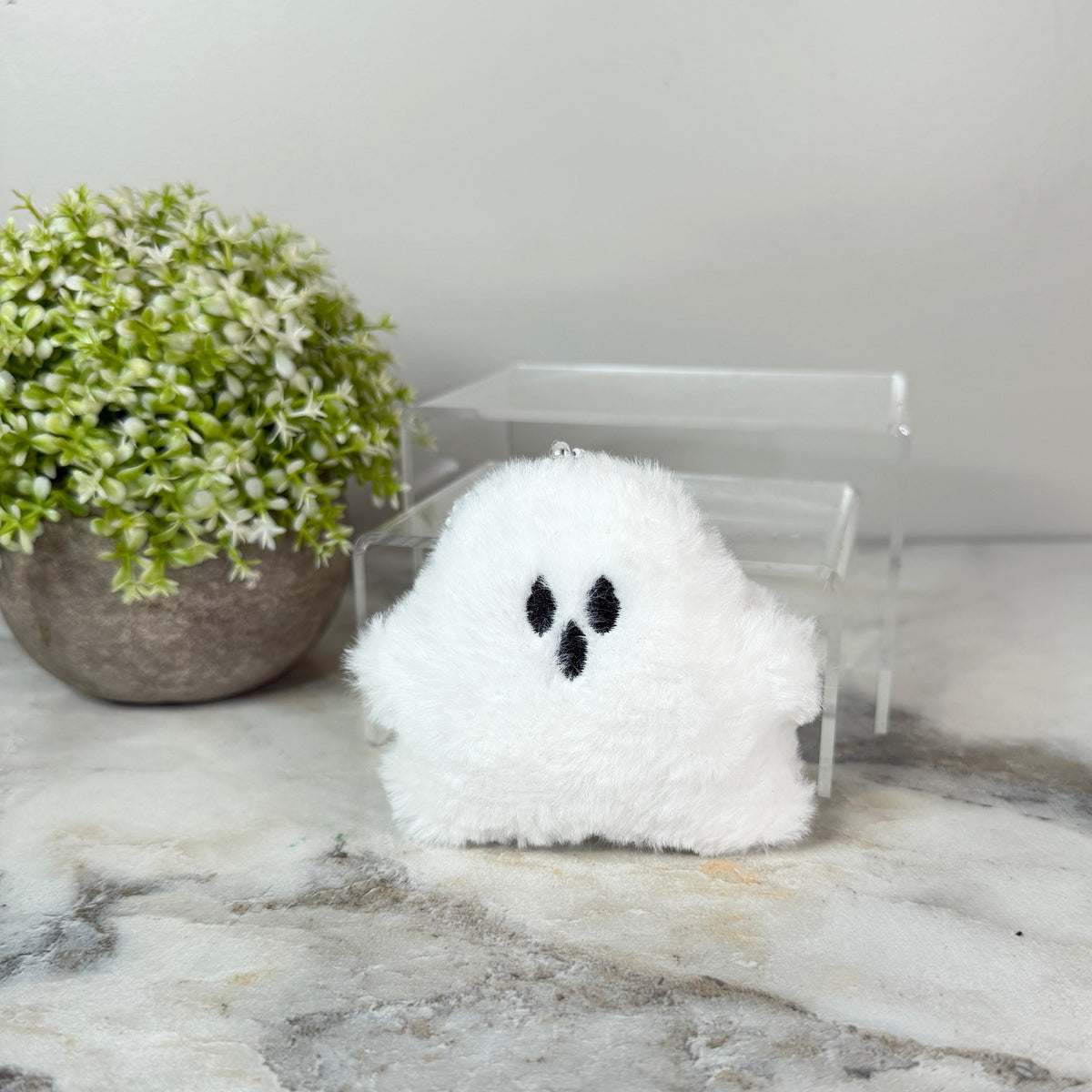 Keychain Toy - Halloween Plush Ghost