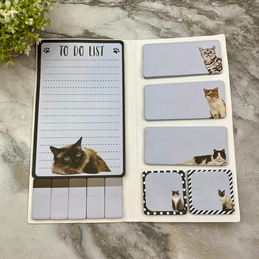 Sticky Note Booklet Set - Life Is Better Cat - PREORDER 6/21-6/24
