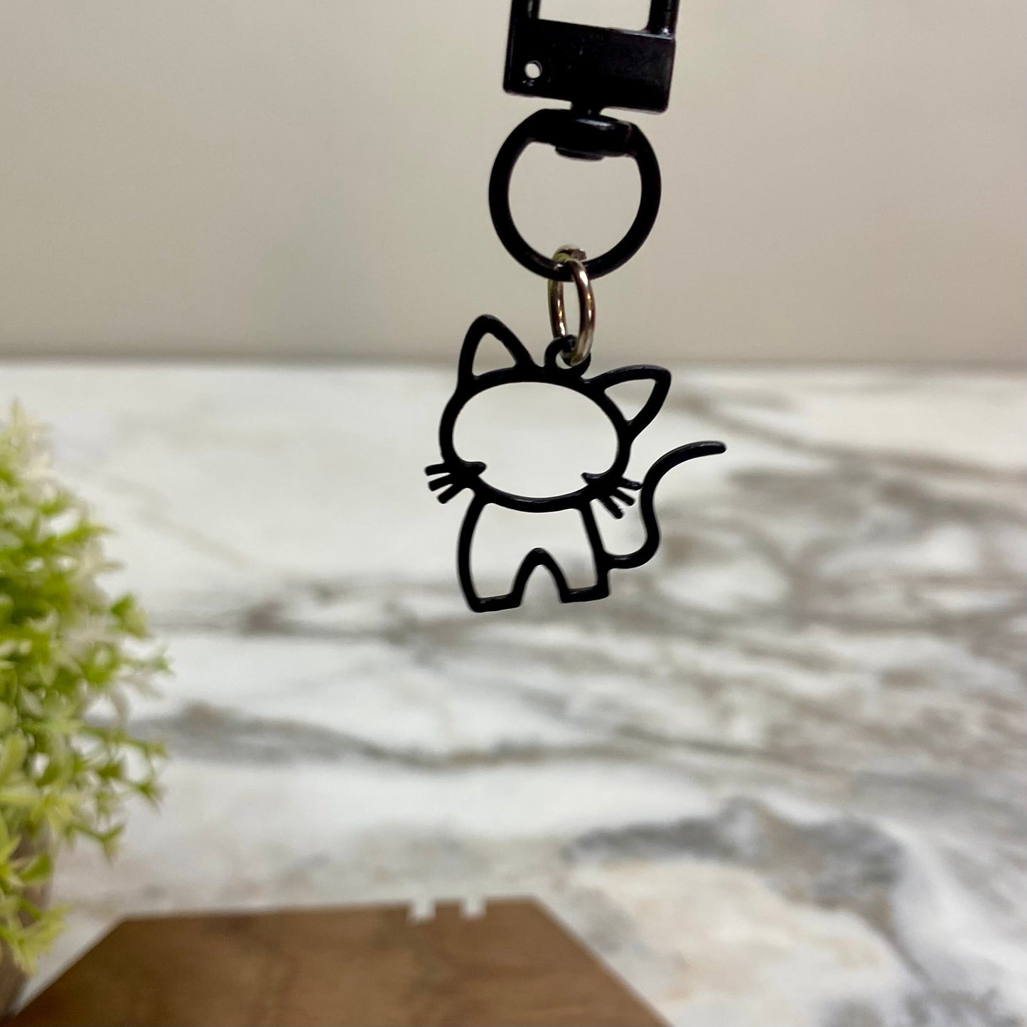 Keychain - Cat Outline