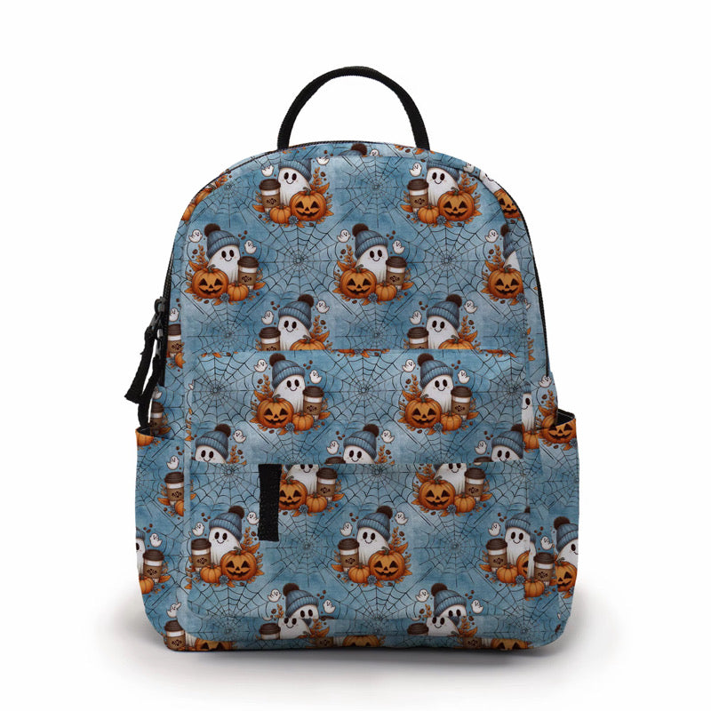 Mini Backpack - Halloween - Ghost Coffee