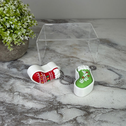 Keychain Clicker Toy - Christmas Stocking