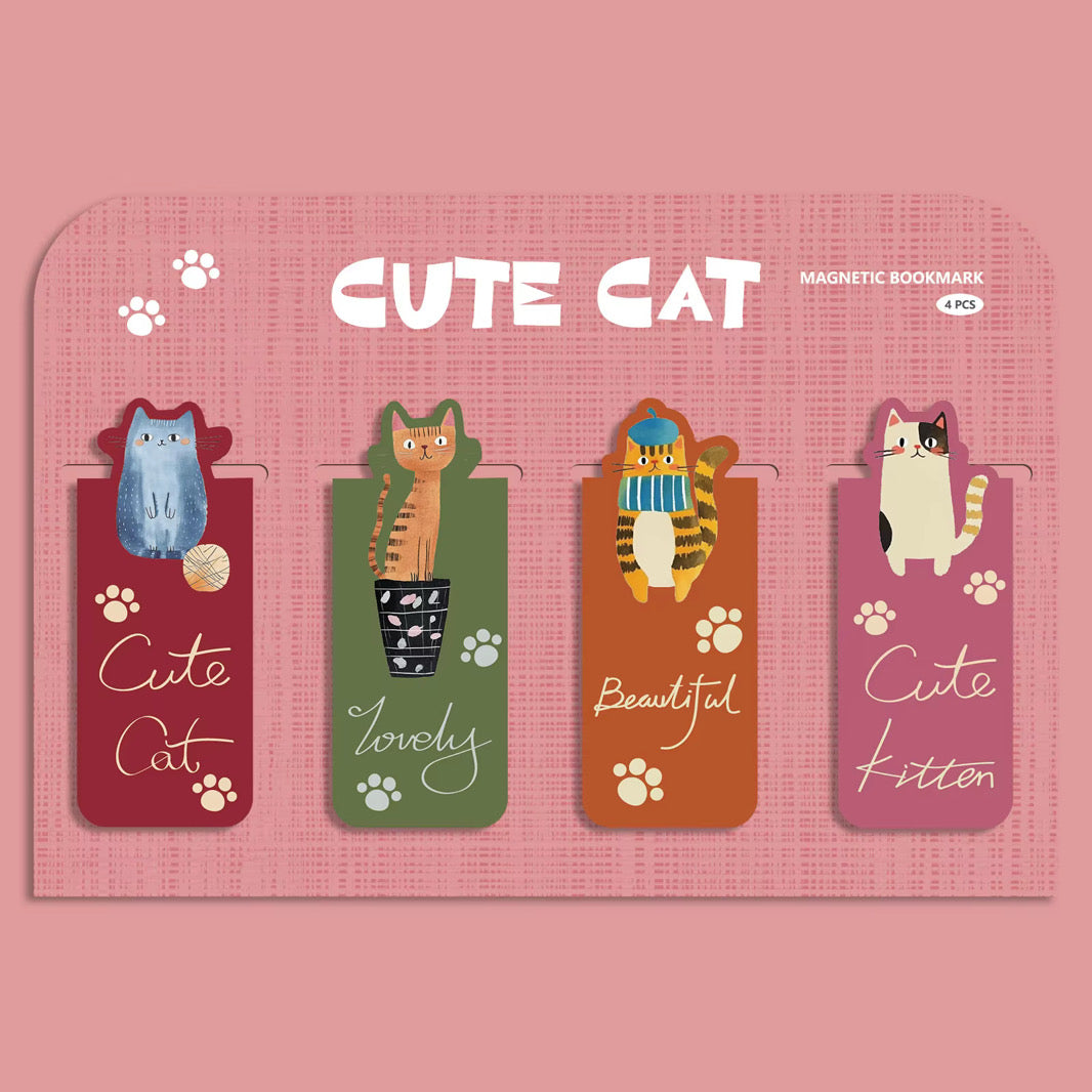 Bookmark - Magnetic, Cute Cat - PREORDER