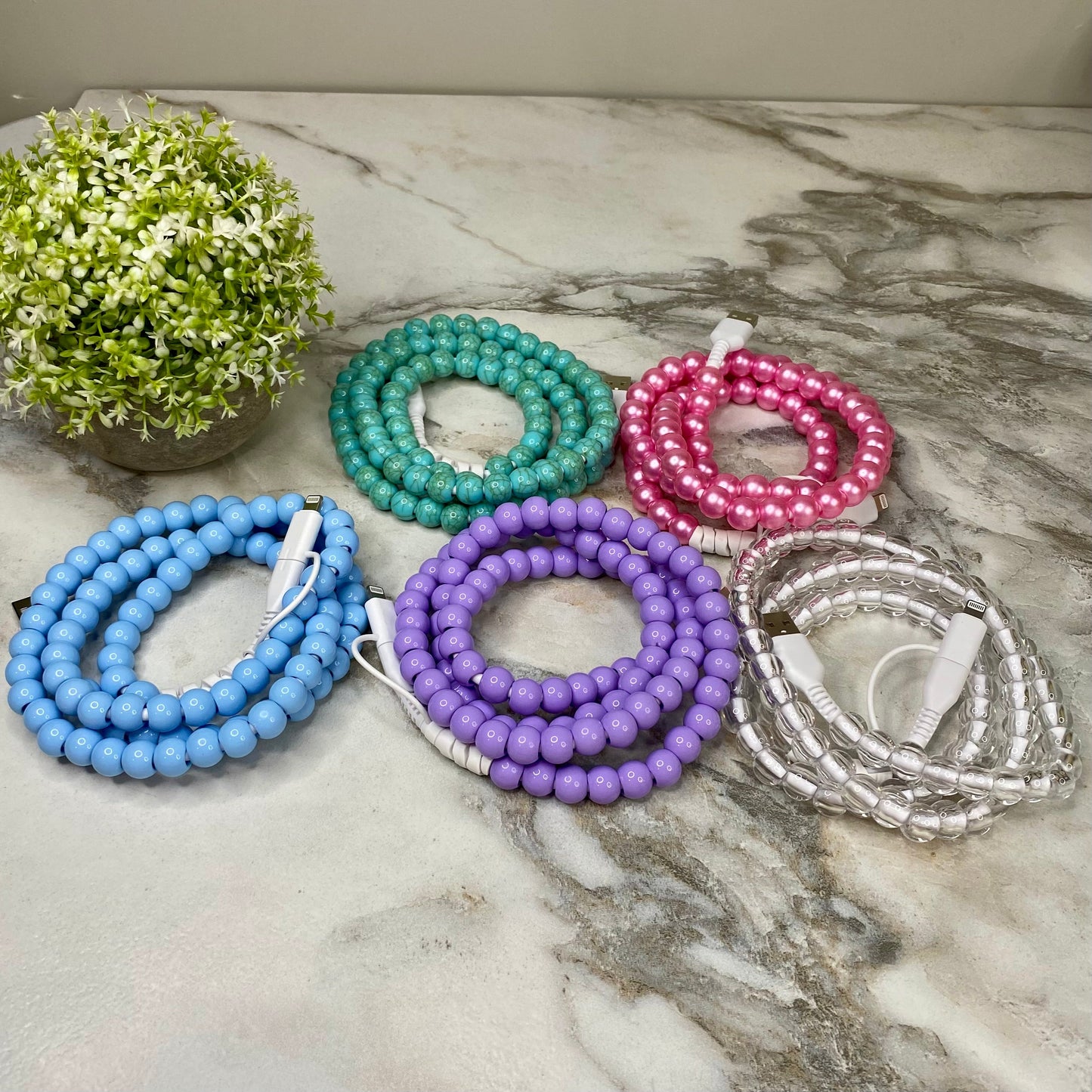 Charging Cord - NEW Beaded - PREORDER