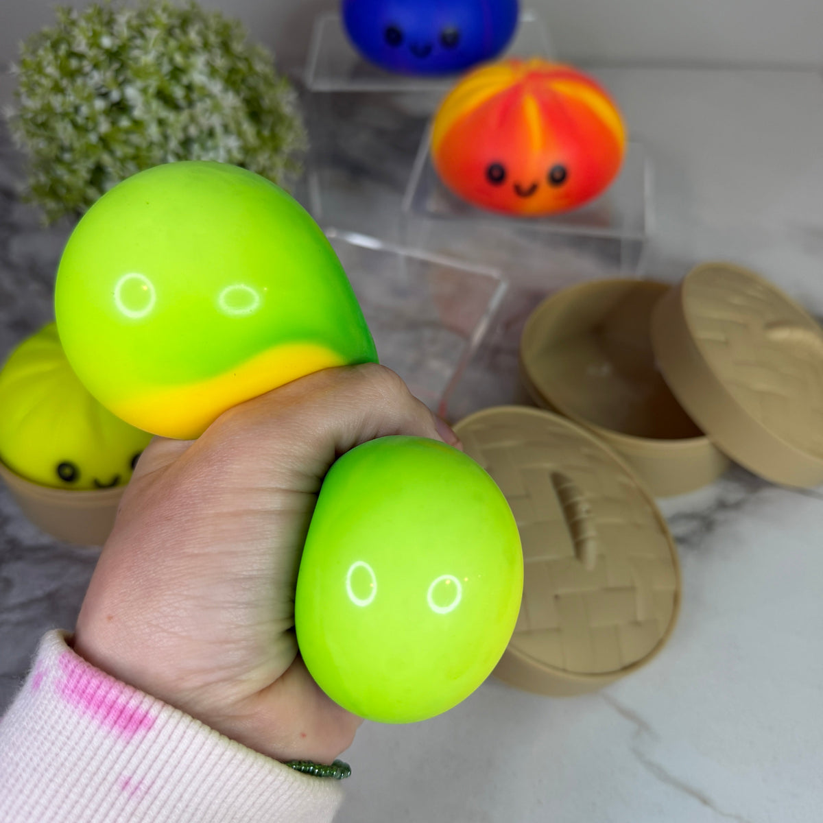 Squishy Toy - Viral Dumpling, Tie Dye 2