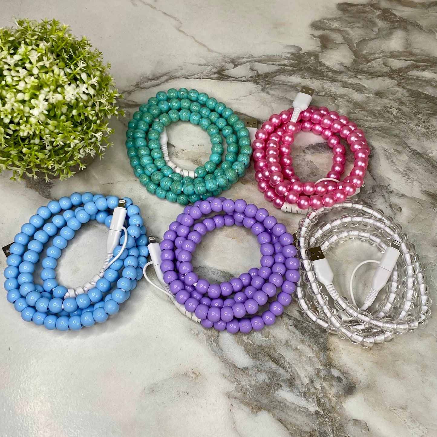 Charging Cord - NEW Beaded - PREORDER