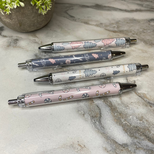 Pen - Clear Christmas Tree Peppermint Mix