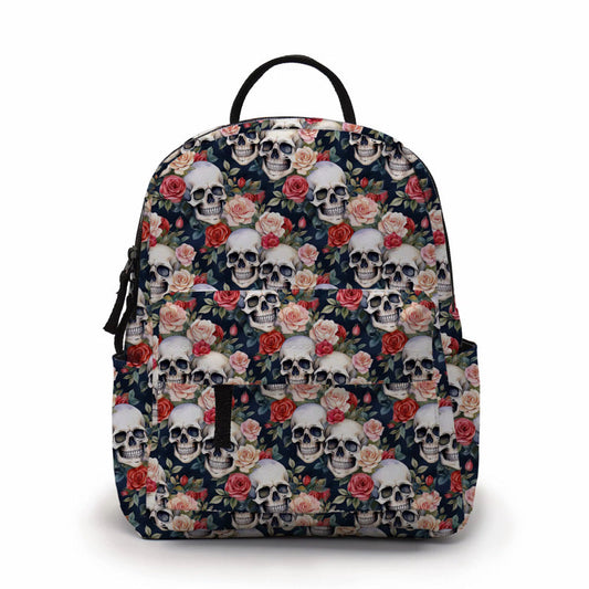 Mini Backpack - Halloween - Skull Roses