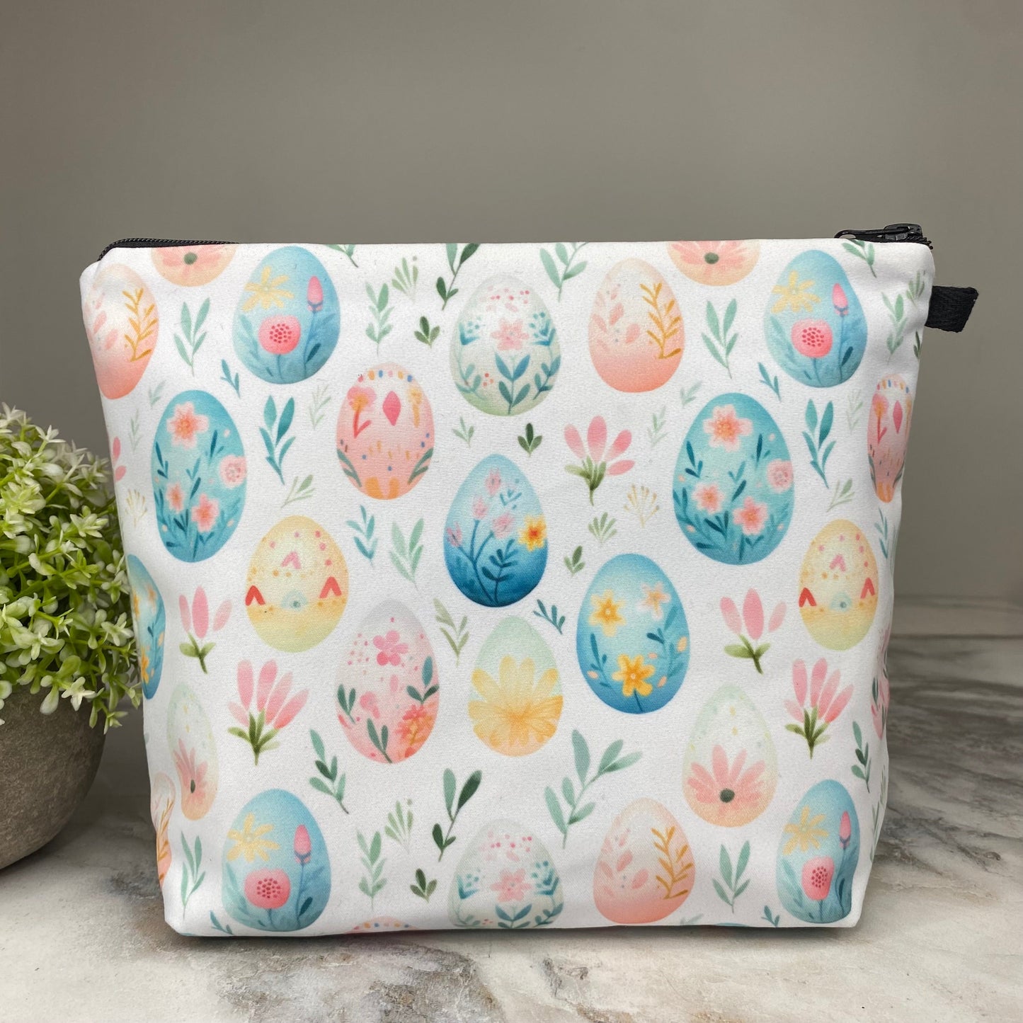Pouch XL - Floral Eggs