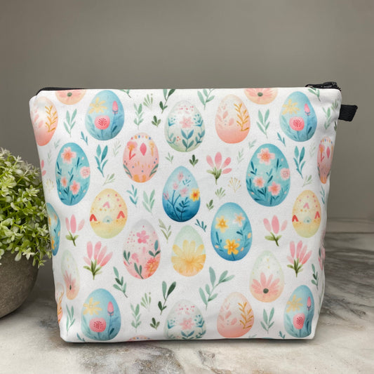 Pouch XL - Floral Eggs