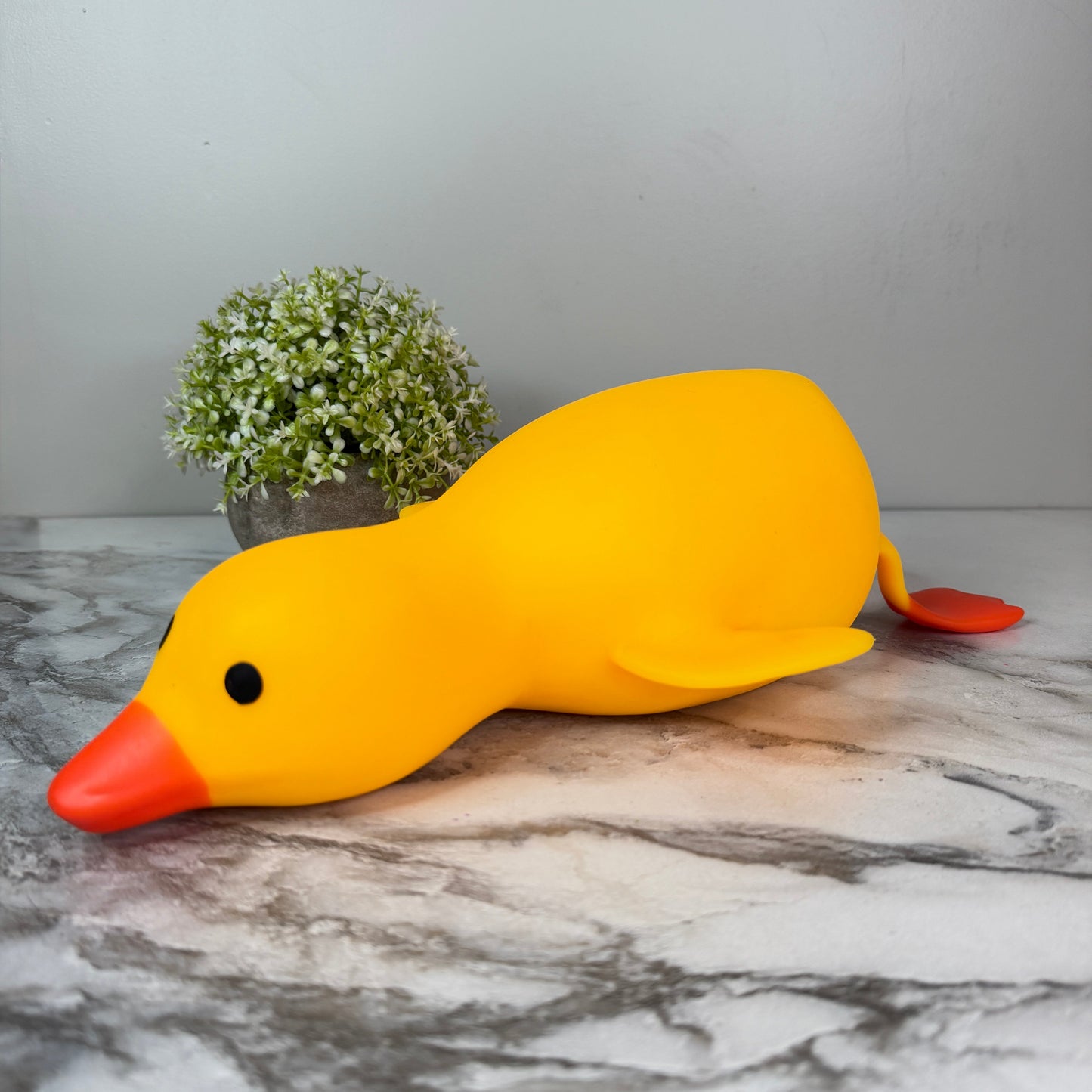 Squishy Toy - Laying Down Duck, Jumbo