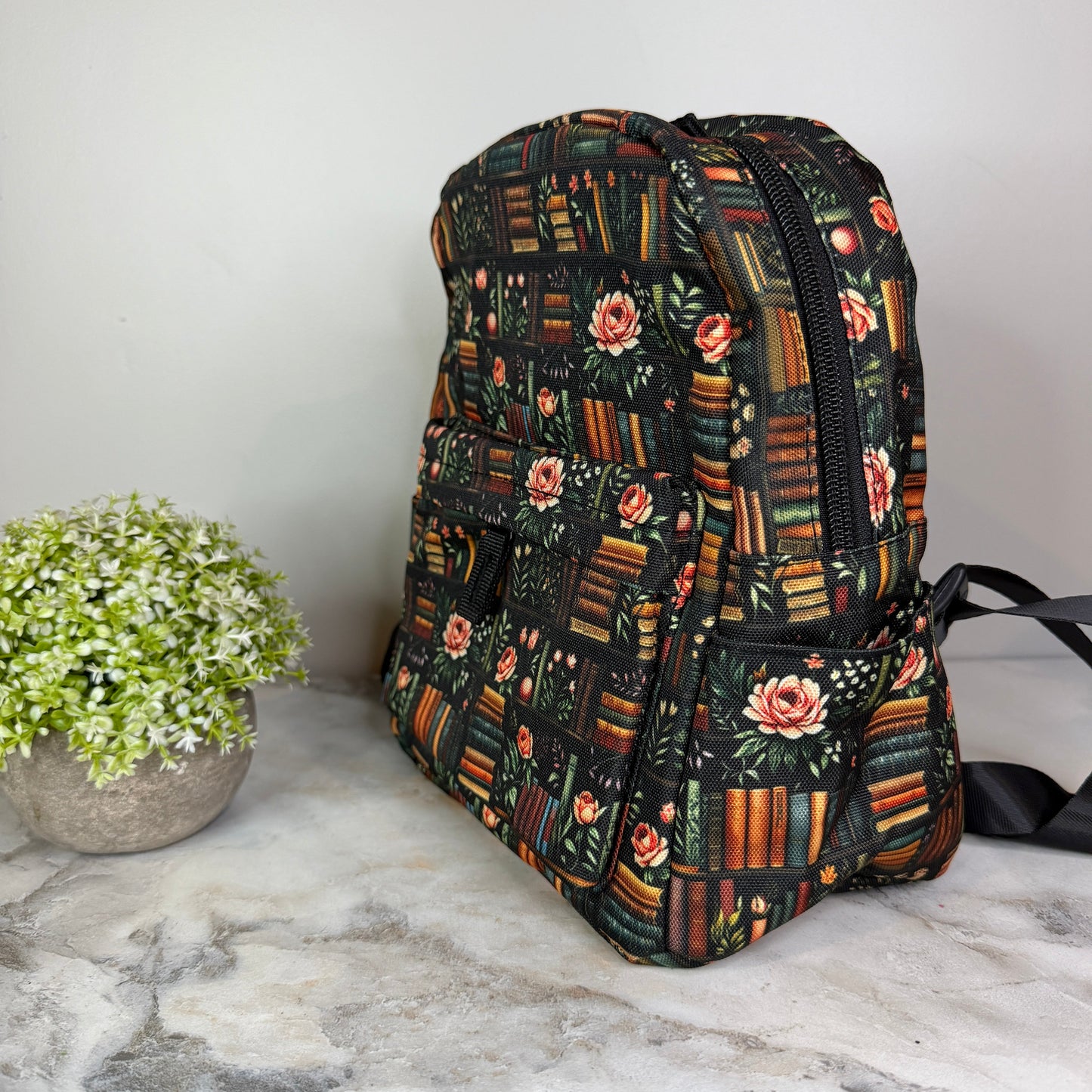 Mini Backpack - Book Roses