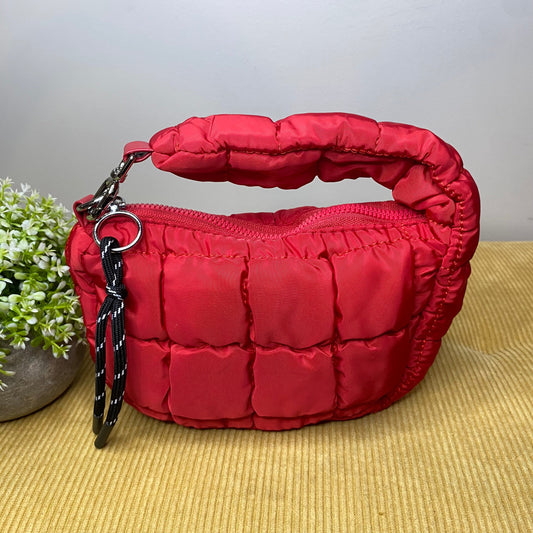 Mini Puffer Bag - Red