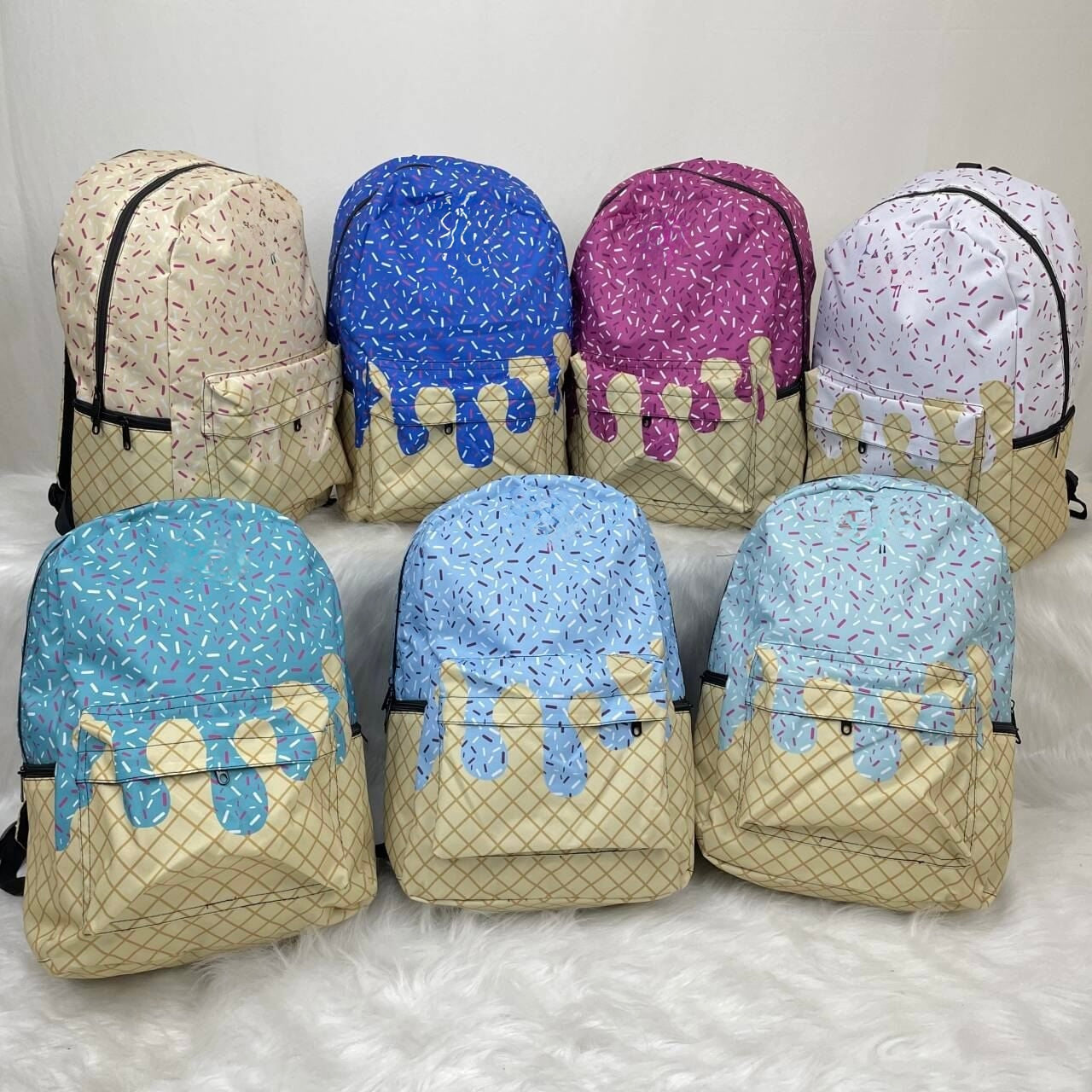 Ice Cream Drip Full Size Backpack - PREORDER 6/26-6/29