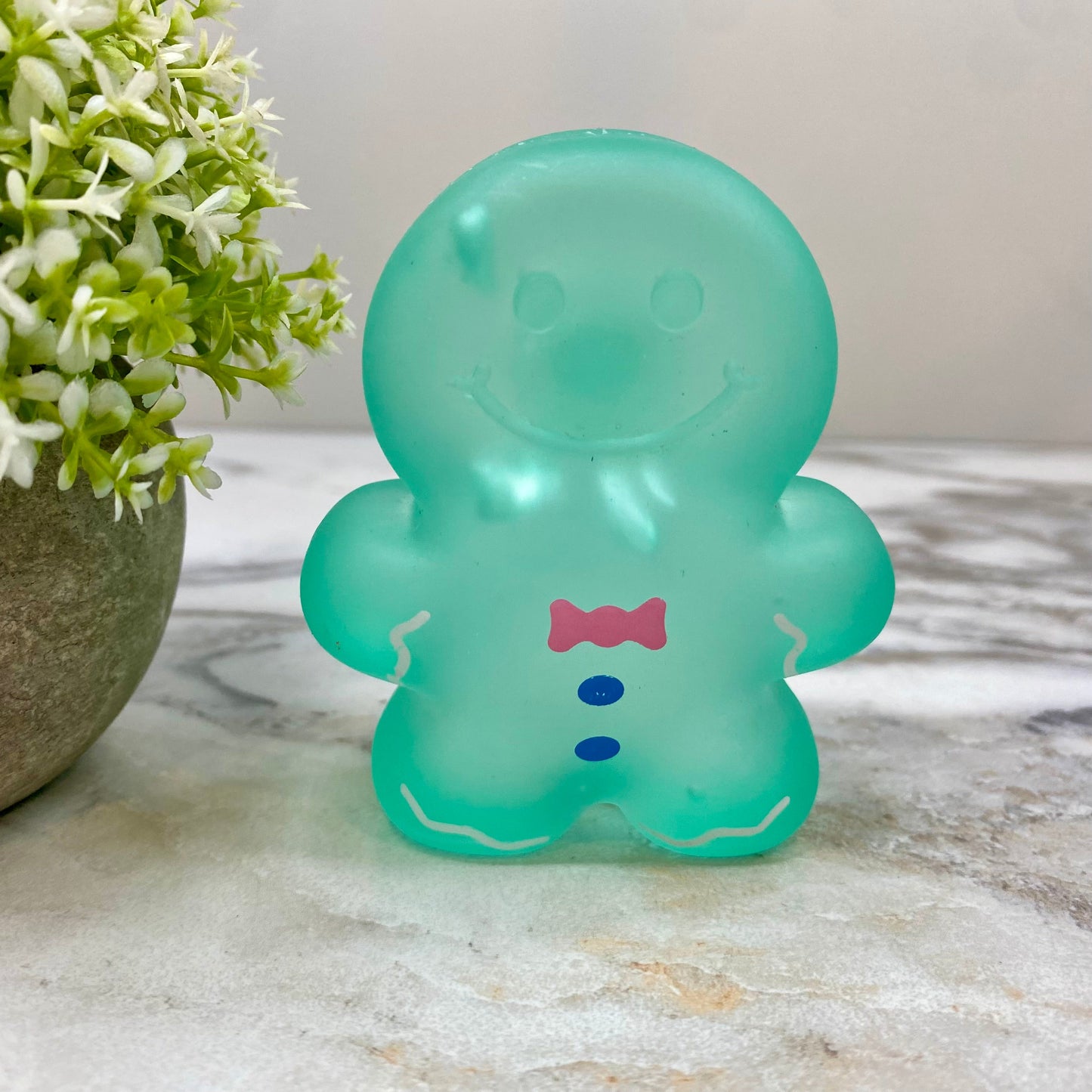 Super Duper Sugar Squisher Toy - Gingerbread Man - Mint