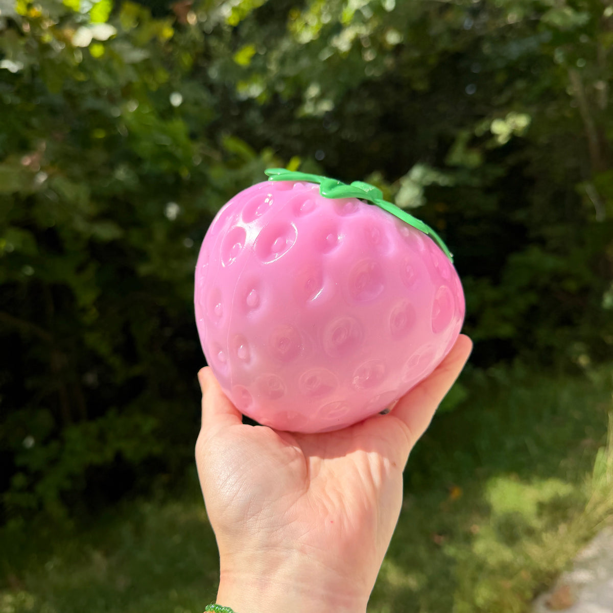 Squishy Toy - Color Changing Strawberry Dough, Jumbo
