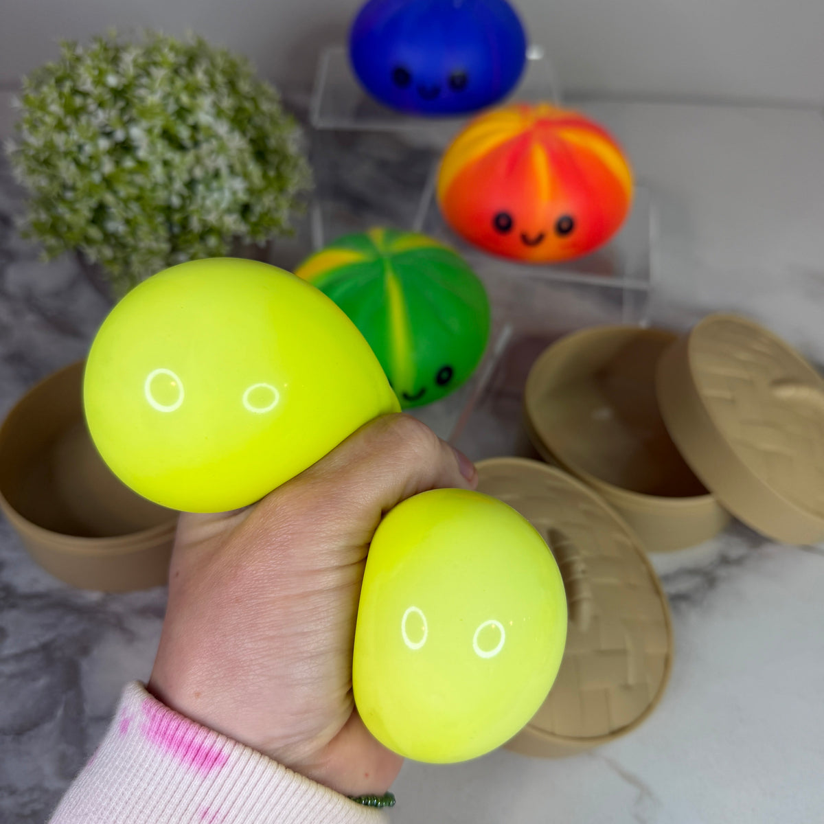 Squishy Toy - Viral Dumpling, Tie Dye 2