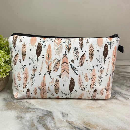 Pouch - Feathers Tan